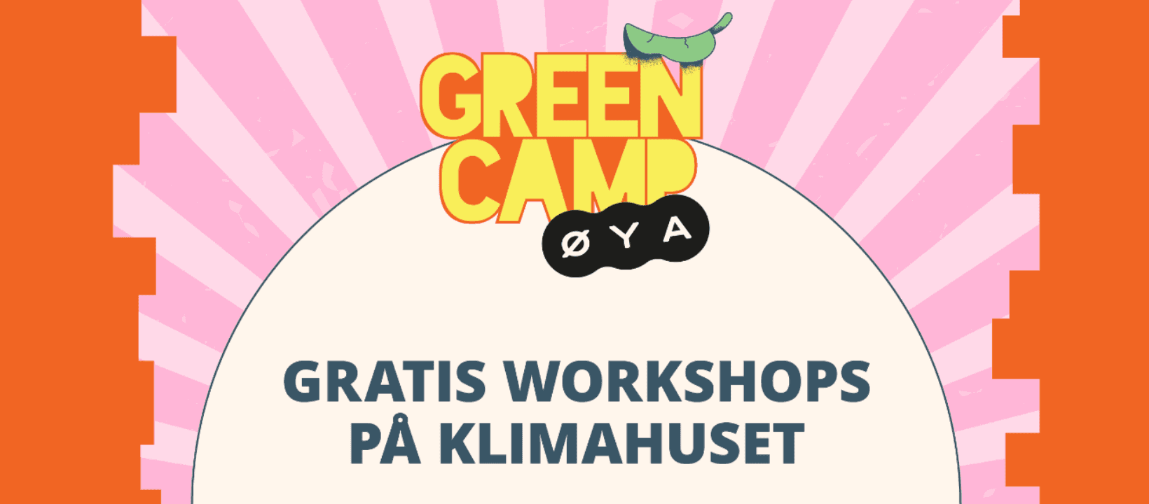 Plakat for gratis workshop på Klimahuset under Øya