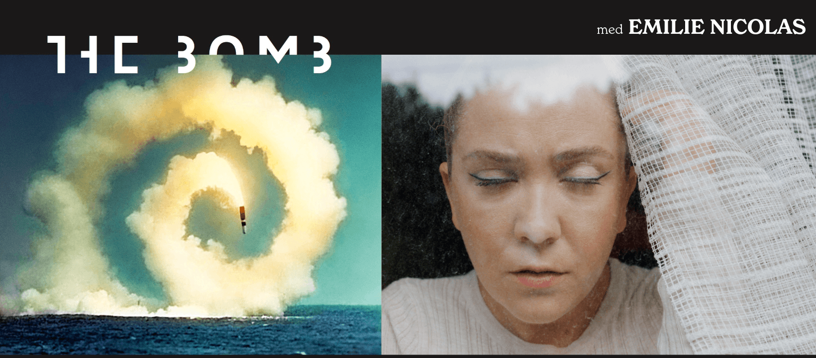 Illustrasjon av filmen The Bomb og artisten Emilie Nicolas