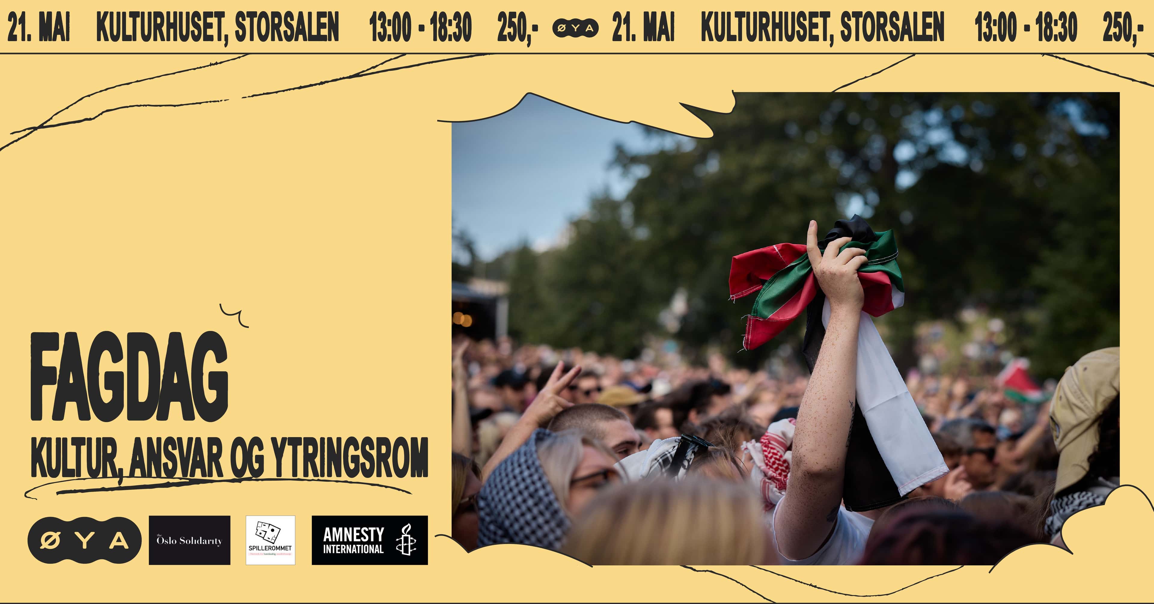Illustrasjon til Øyafestivalens fagdag 21. mai