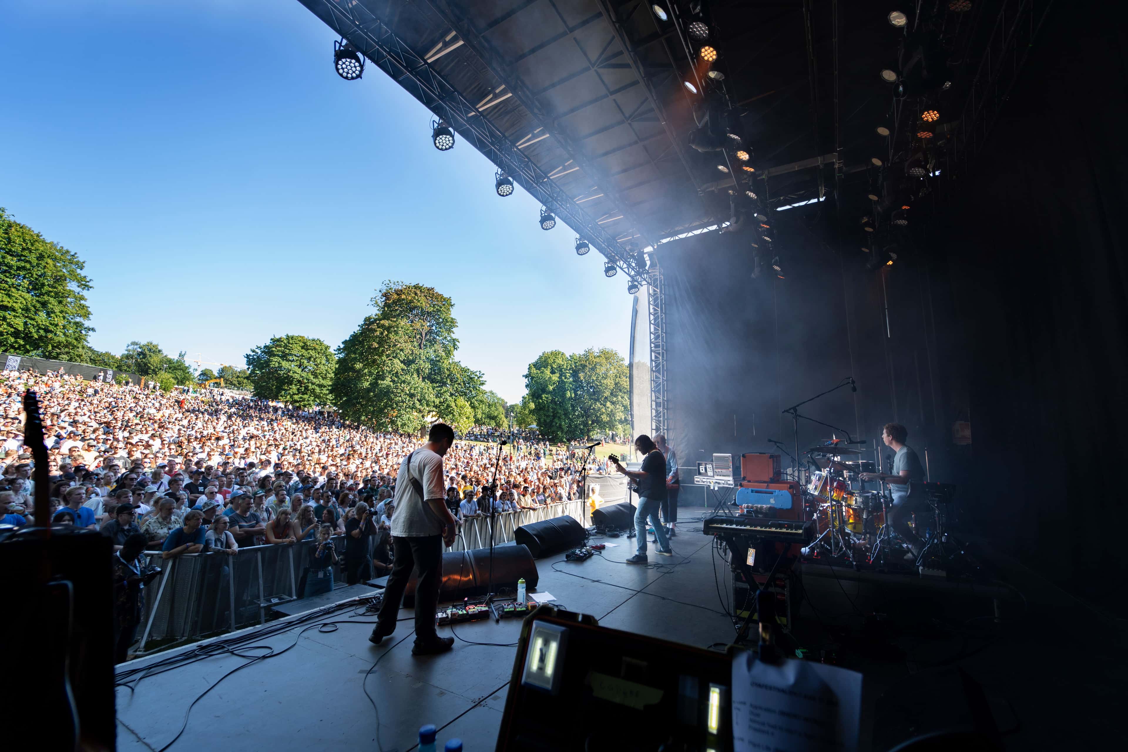 Det amerikanske bandet Parquet Courts fra konserten på Øya i 2022