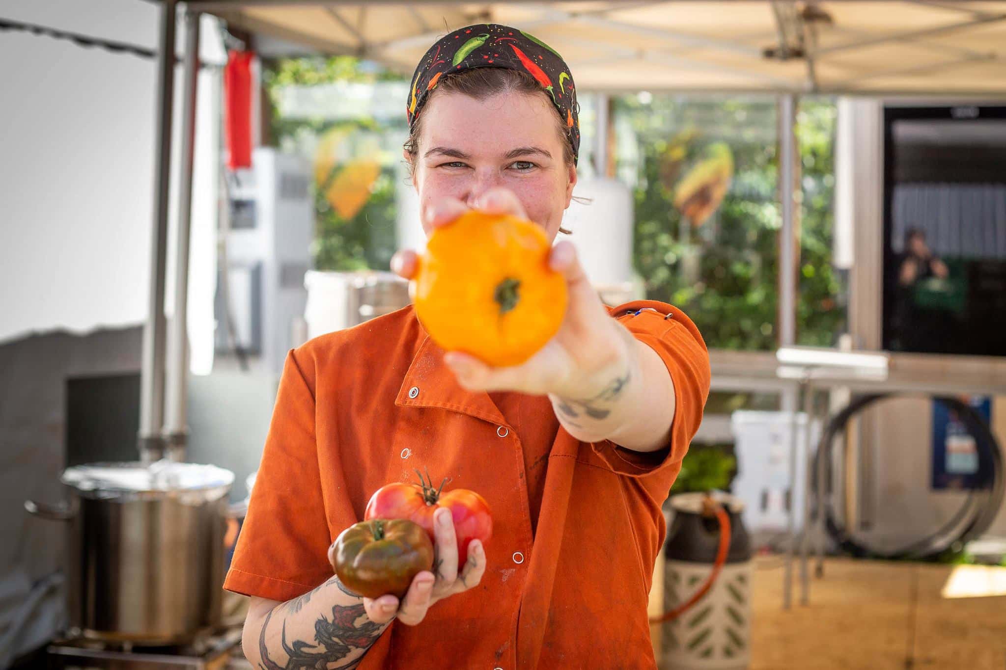 Kia Vulgaris, kjøkkensjef frivilligkjøkkenet.