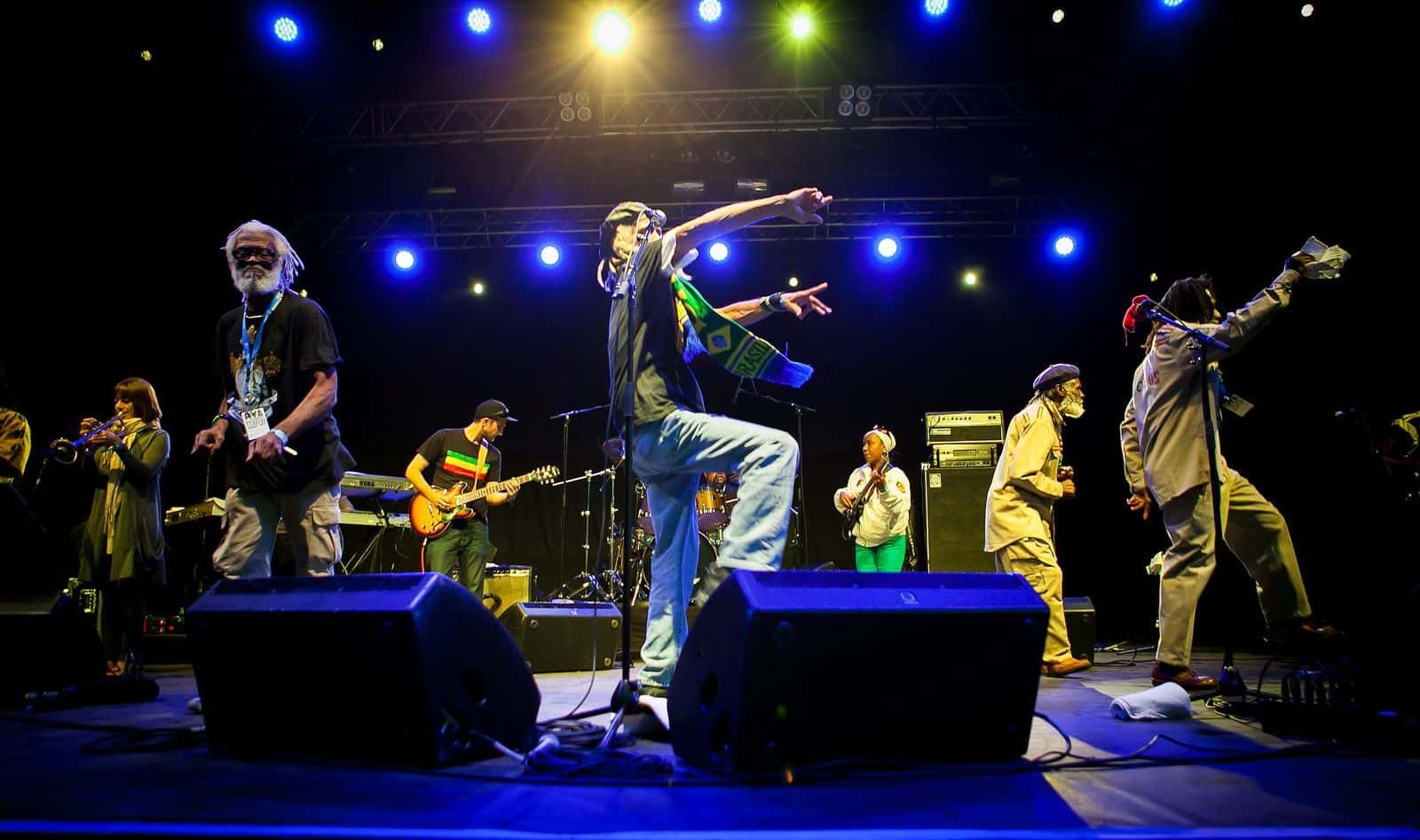 Bilde fra konserten med Congos under Øya 2012