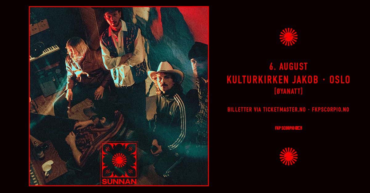 Det svenske bandet Sunnan som spiller i Kulturkirken under Øyanatt
